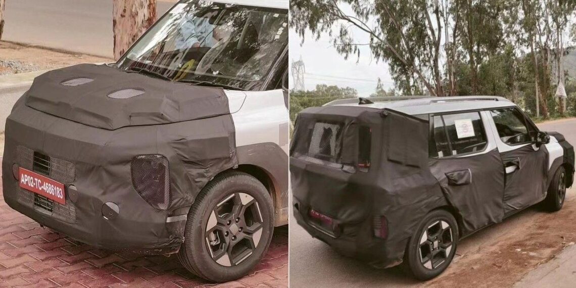 Kia Clavis Spied Testing