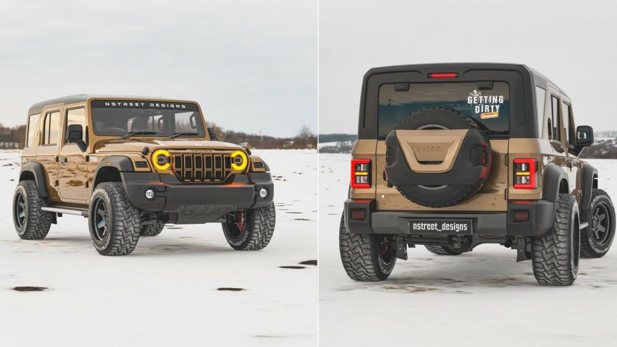 5 door Mahindra Thar Overlanding Concept