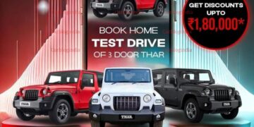 mahindra thar discounts