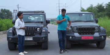 Mahindra Thar 4x4 Vs Thar Roxx Drag Race