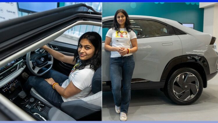 Manu Bhaker Buys Tata Curvv Ev