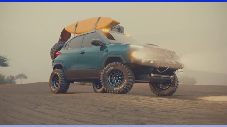 Modified Tata Punch Desert Edition