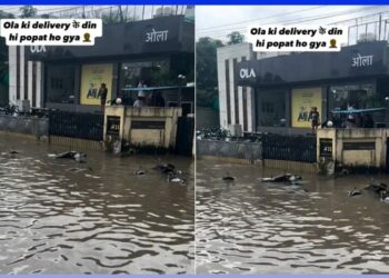 Ola S1 Buyer Finds His Scooter in Waterlogged Showroom