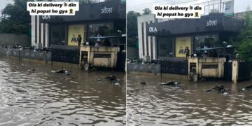 Ola S1 Buyer Finds His Scooter in Waterlogged Showroom