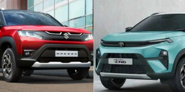 Tata Nexon iCNG vs Maruti Brezza CNG Specs Prices Design Features Comparison