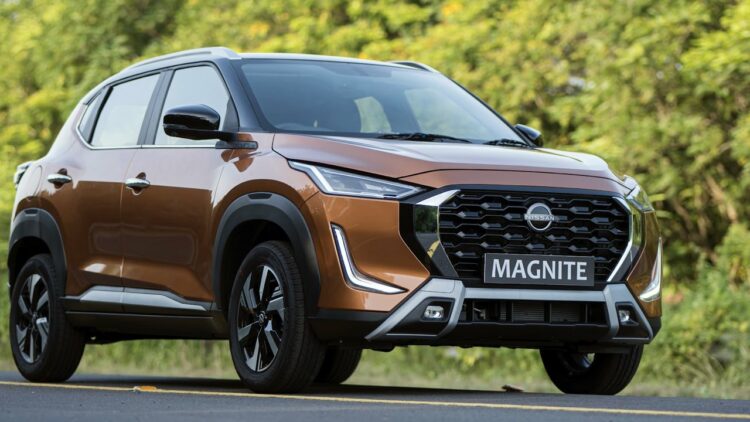 2024 Nissan Magnite Facelift Front Three Quarters