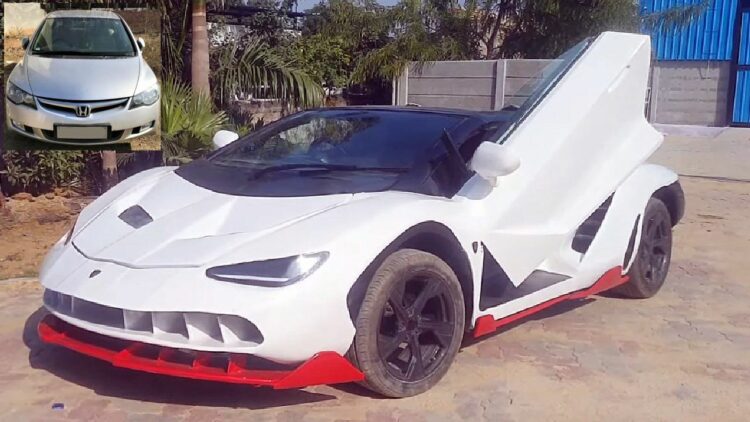 Lamborghini Centenario Replica from Honda Civic