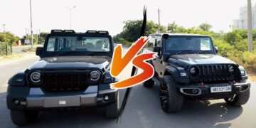 Mahindra Thar Roxx vs Thar Drag Race