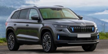 Skoda Kodiaq Armoured Front Three Quarters