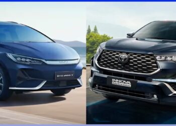 BYD eMAX 7 vs Toyota Innova Hycross Prices Specs Features Design Comparison