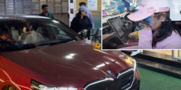 Govinda Daughter Tina Ahuja Seen in Bmw I5 M60 Xdrive