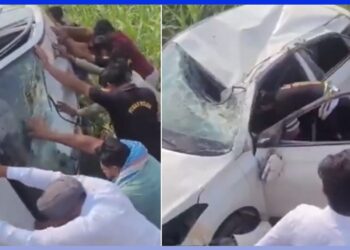 Harsh Pahwa Accident in Hyundai Elite i20