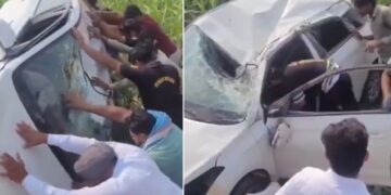 Harsh Pahwa Accident in Hyundai Elite i20