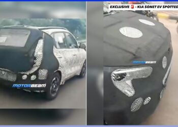 Kia Sonet EV Spotted Testing