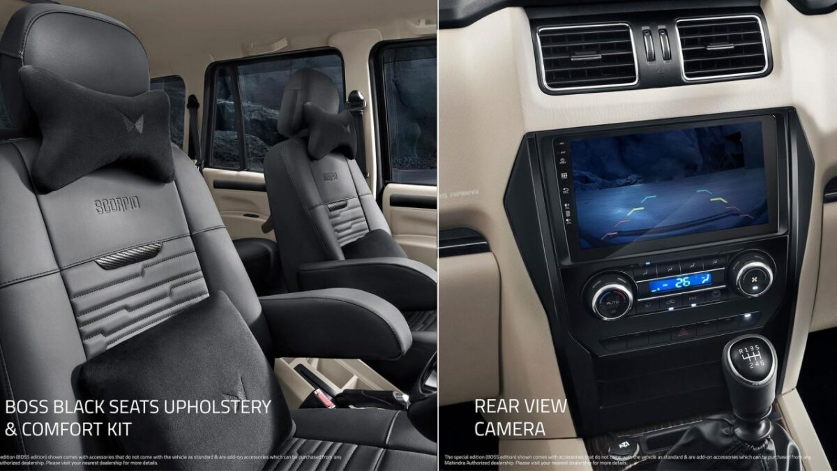 Mahindra Scorpio Classic Boss Edition Interior