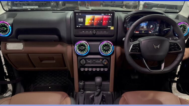 Mahindra Thar Roxx with Mocha Brown Interior