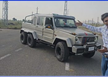 Mercedes G63 6x6 Replica Based on Mahindra Scorpio