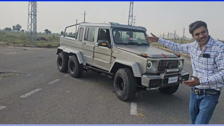 Mercedes G63 6x6 Replica Based on Mahindra Scorpio