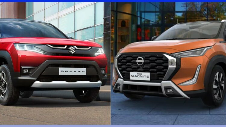 New 2024 Nissan Magnite Vs Maruti Brezza Specs Price Features Design Comparison