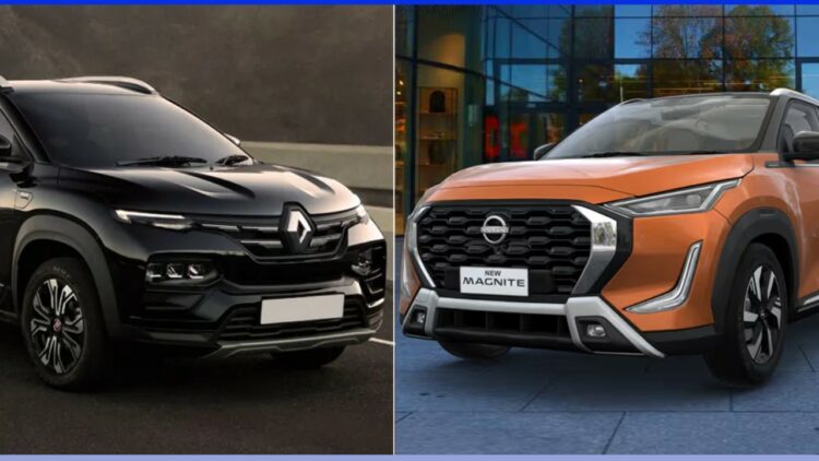 New 2024 Nissan Magnite Vs Renault Kiger Specs Price Features Design Comparison