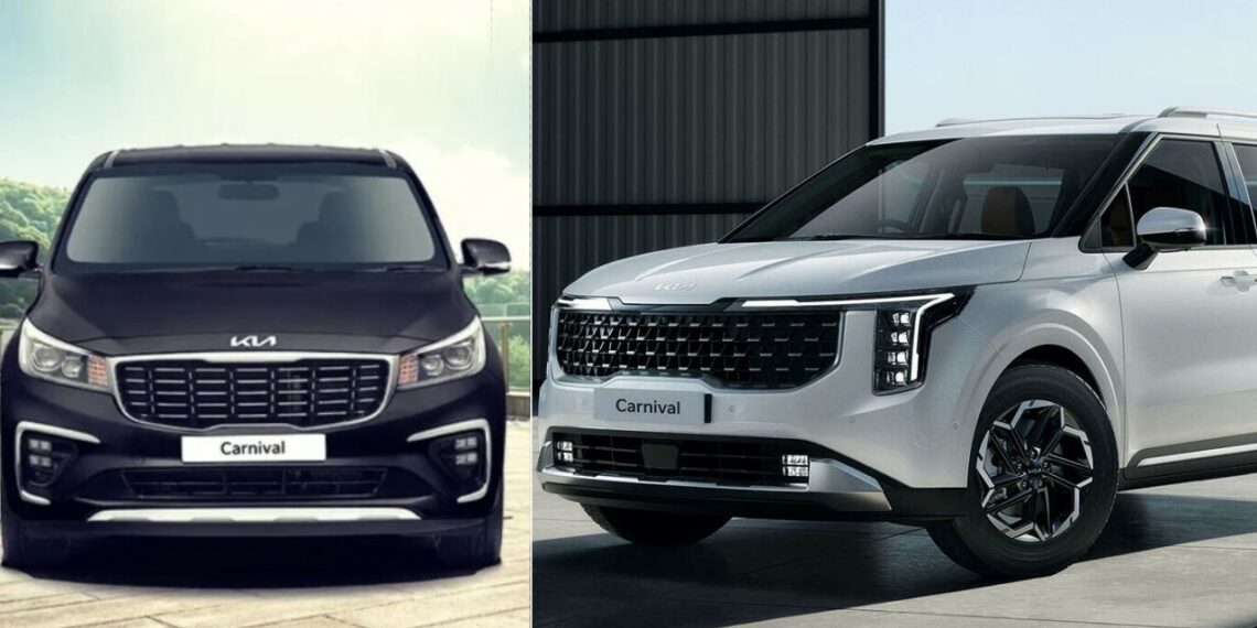 New Kia Carnival Vs Old Model Specs Features Price Comparison