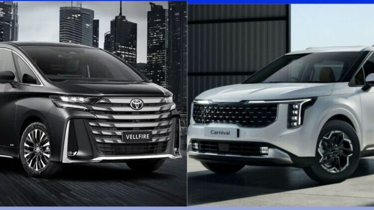 New Kia Carnival Vs Toyota Vellfire Specs Prices Features Design Comparison