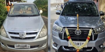 Old Toyota Innova Converted to Crysta