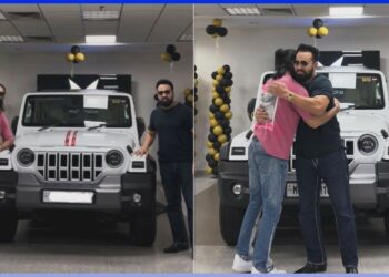 Salman Khan's Bodyguard Shera Gifts Mahindra Thar Roxx To His Son