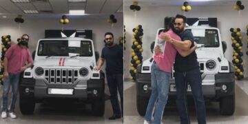 Salman Khan's Bodyguard Shera Gifts Mahindra Thar Roxx To His Son