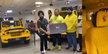 India's First Yellow Mahindra Thar Roxx