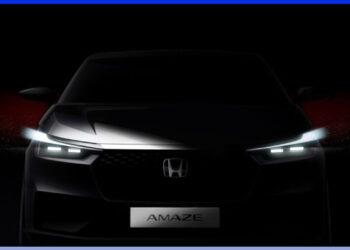 2025 Honda Amaze Teased Design Sketch