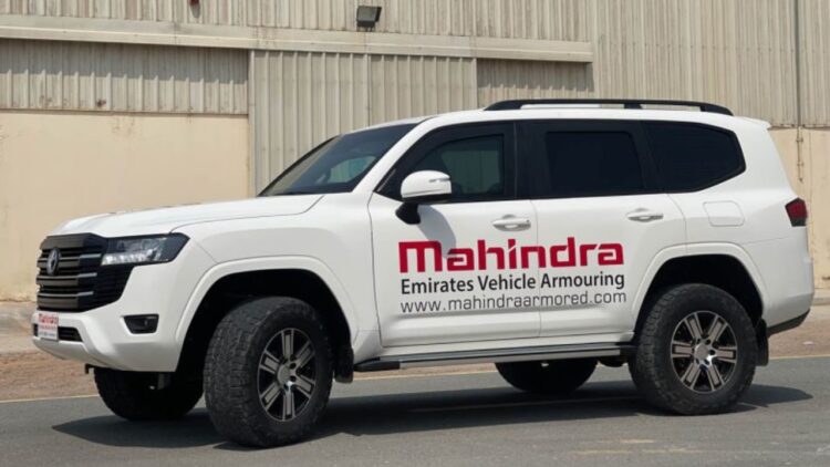 Armoured Toyota Land Cruiser by Mahindra