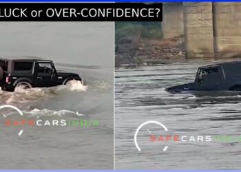 Mahindra Thar Off Roading Gone Wrong Stuck in River