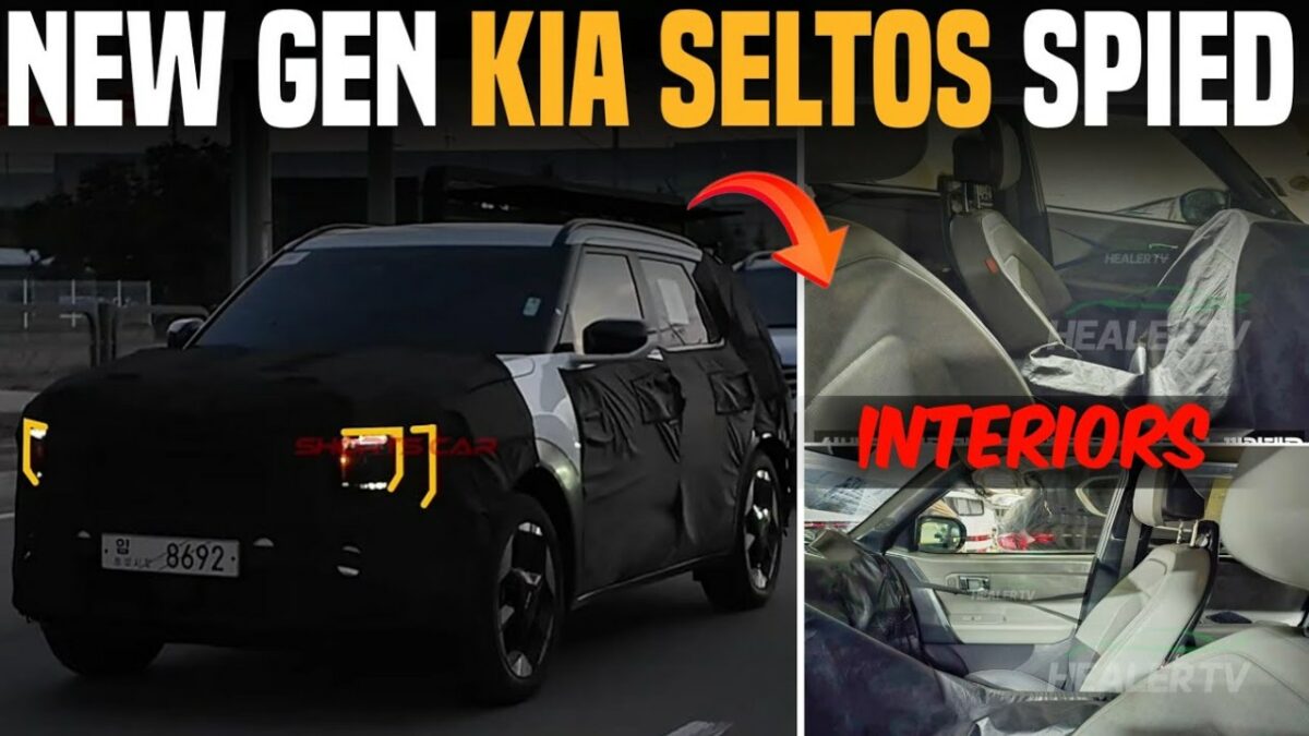 Next Generation Kia Seltos Interior And Exterior Spied