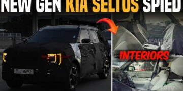 New Generation Kia Seltos Spy Image Exterior Interior