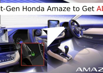 Next-gen Honda Amaze ADAS Official Design Sketch