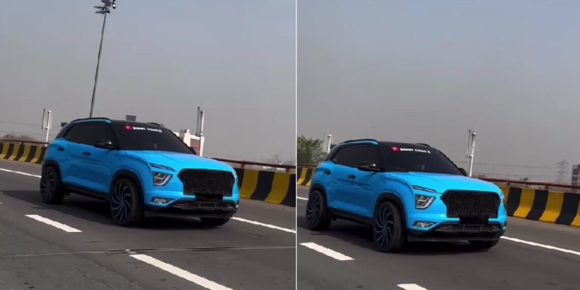 All-Blue Hyundai Creta