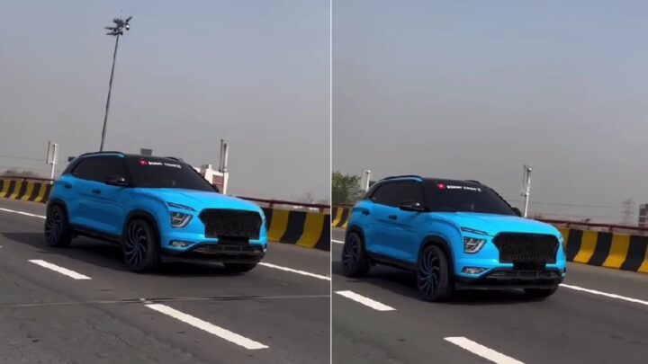 Meet India’s First All-Blue Hyundai Creta – Yay or Nay?