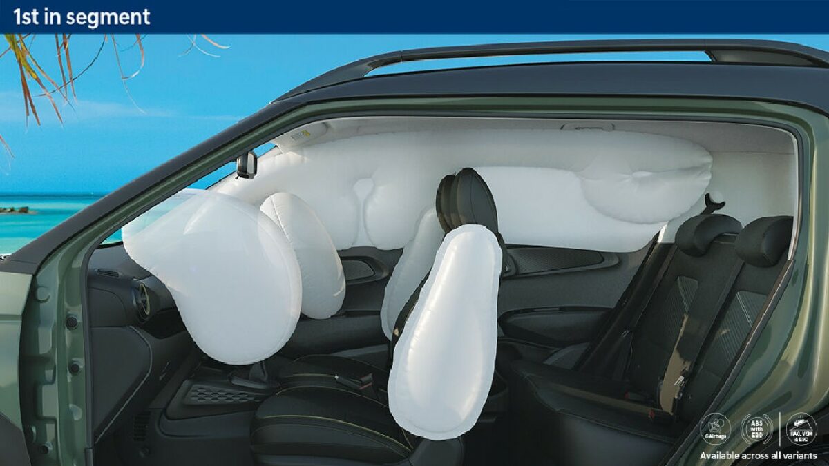 Hyundai Exter 6 Standard Airbags