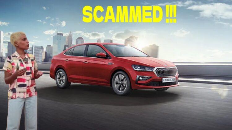 Lady Scammed with Skoda Slavia