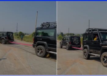 Mahindra Thar Roxx vs Force Gurkha Tug of War