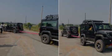 Mahindra Thar Roxx vs Force Gurkha Tug of War