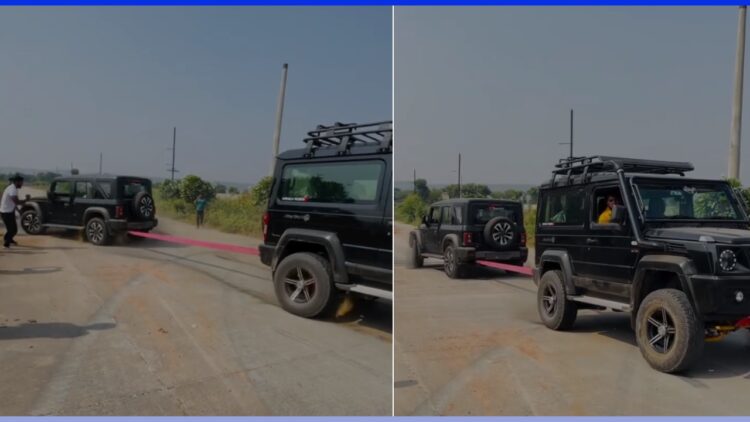 Mahindra Thar Roxx Vs Force Gurkha Tug of War