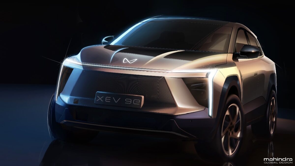 Mahindra Xev 9e Design Sketch