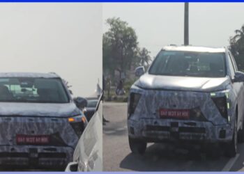 Mahindra XEV 9E Electric SUV Spotted Testing