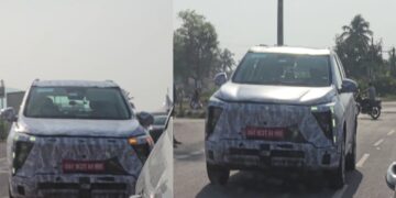 Mahindra XEV 9E Electric SUV Spotted Testing