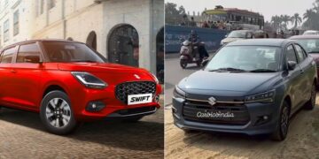 Maruti Dzire vs Swift Design Features Specs Comparison