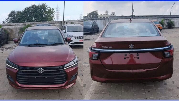 New Generation Maruti Dzire Spotted in Phoenix Red Colour with Beige Interior