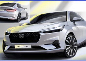 New Honda Amaze Design Sketches Revealed