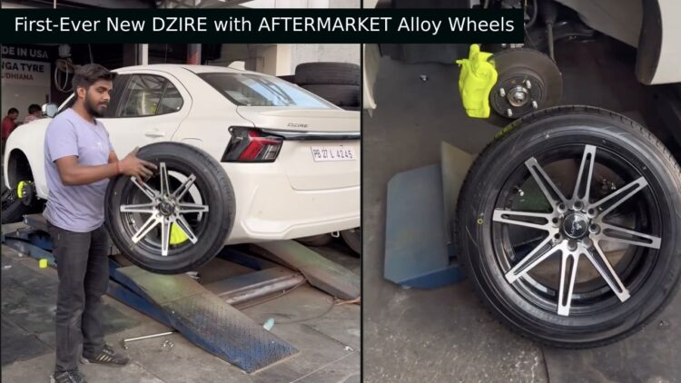 New Maruti Dzire Aftermarket Alloys